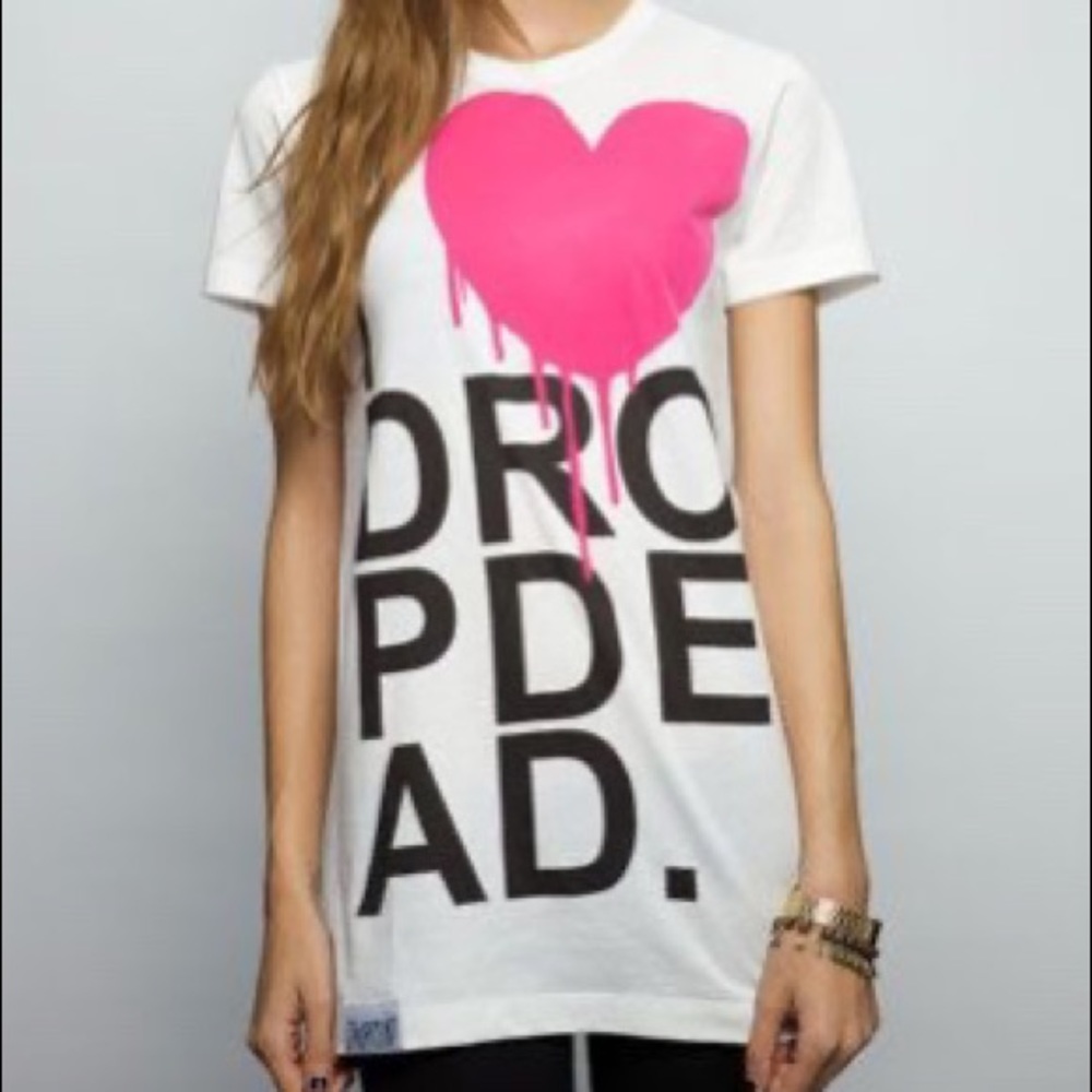 I heart drop dead shirt
